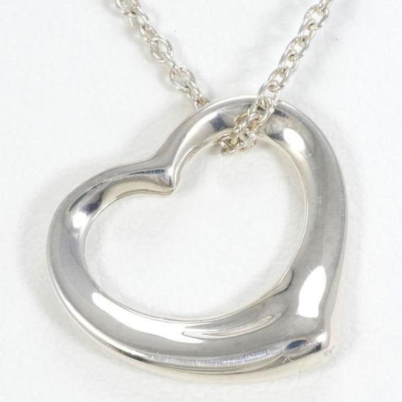 Tiffany Heart Silver Necklace Total weight approx. 2.5g Approx. 41cm - Picture 1 of 6